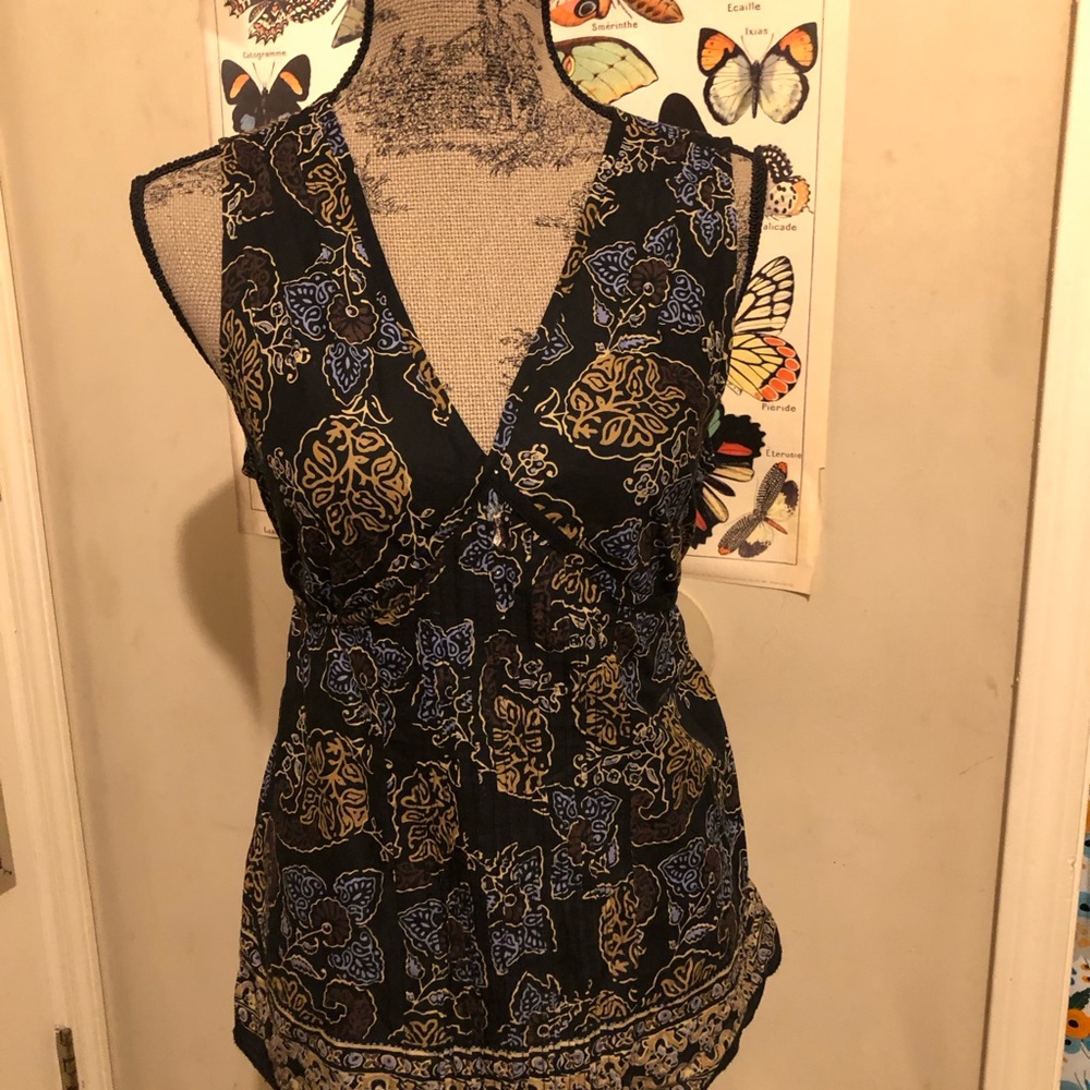 Black and Gold Women's Top